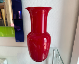 De Majo Murano Rood vaas van 