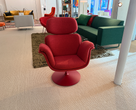 Artifort Tulip F550 fauteuil met draaibare schijfvoet van 
