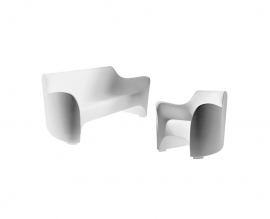 Driade Actieset - Tokyo Pop outdoor bank en fauteuil van Driade