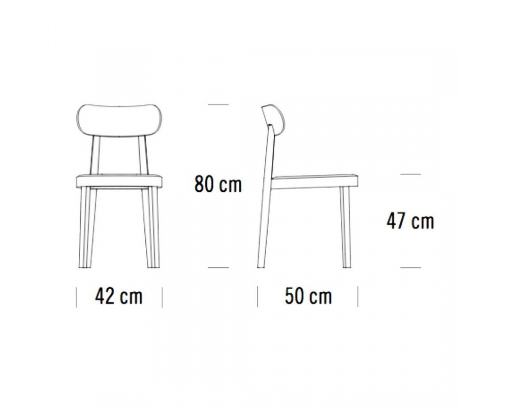 Thonet 118 SP stoel zit gestoffeerd - 3