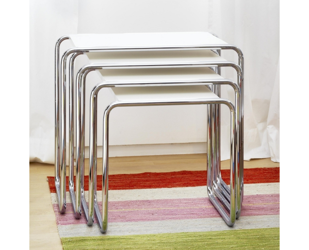 Thonet B 9 bijzettafel set van 4 es - 3