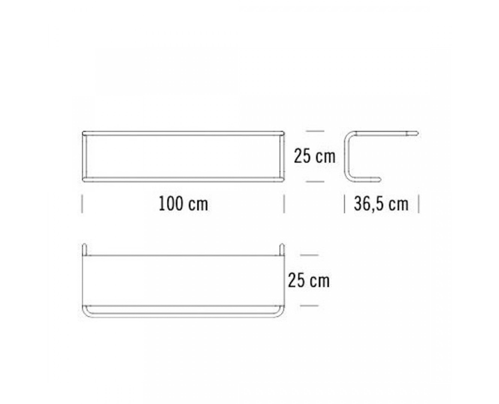 Thonet S 1521 wandgarderobe/ schoenplank - 4