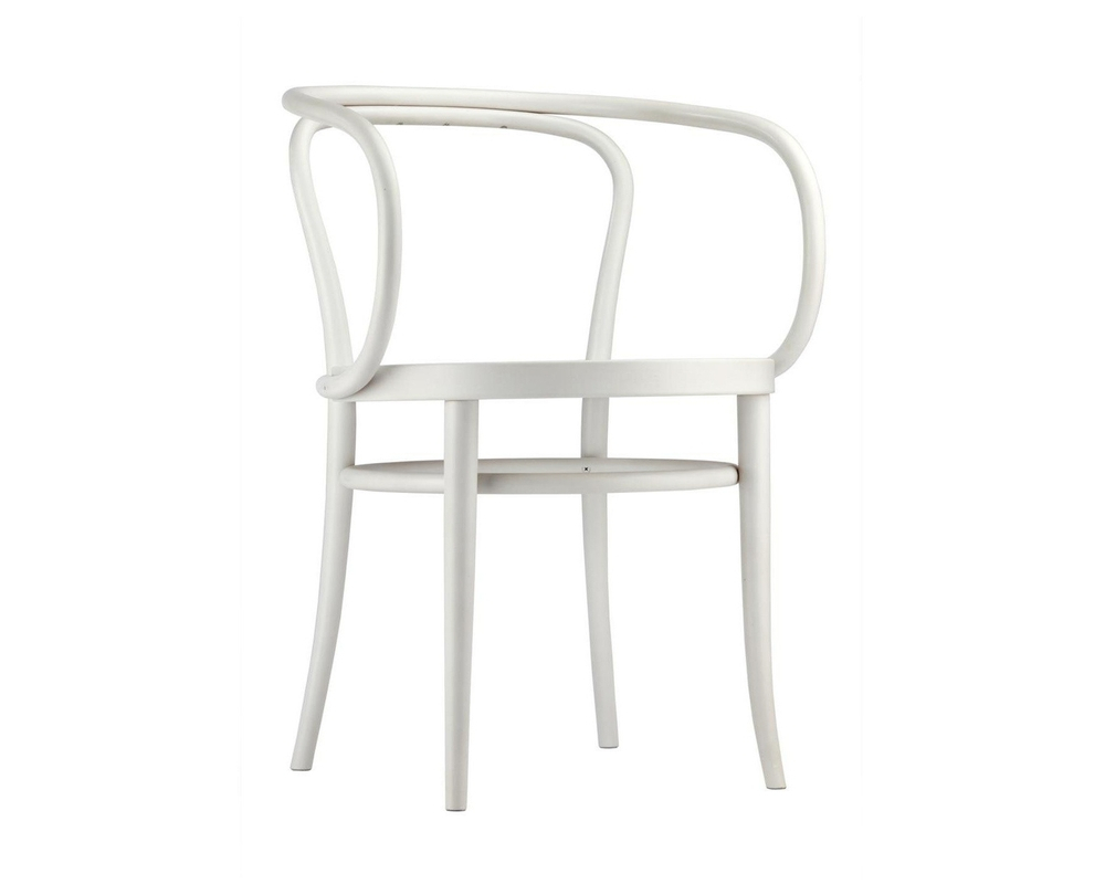 Thonet 209 armleunstoel met vlechtwerk - 1