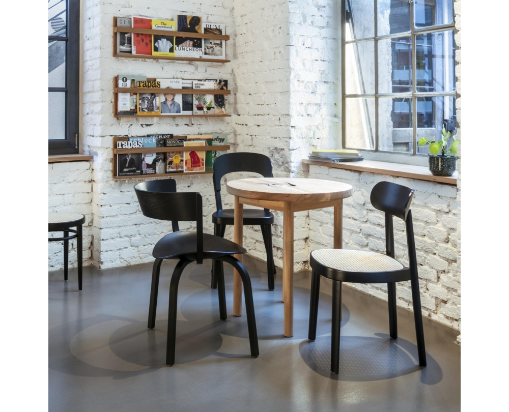 Thonet 118 stoel met vlechtwerk - 5