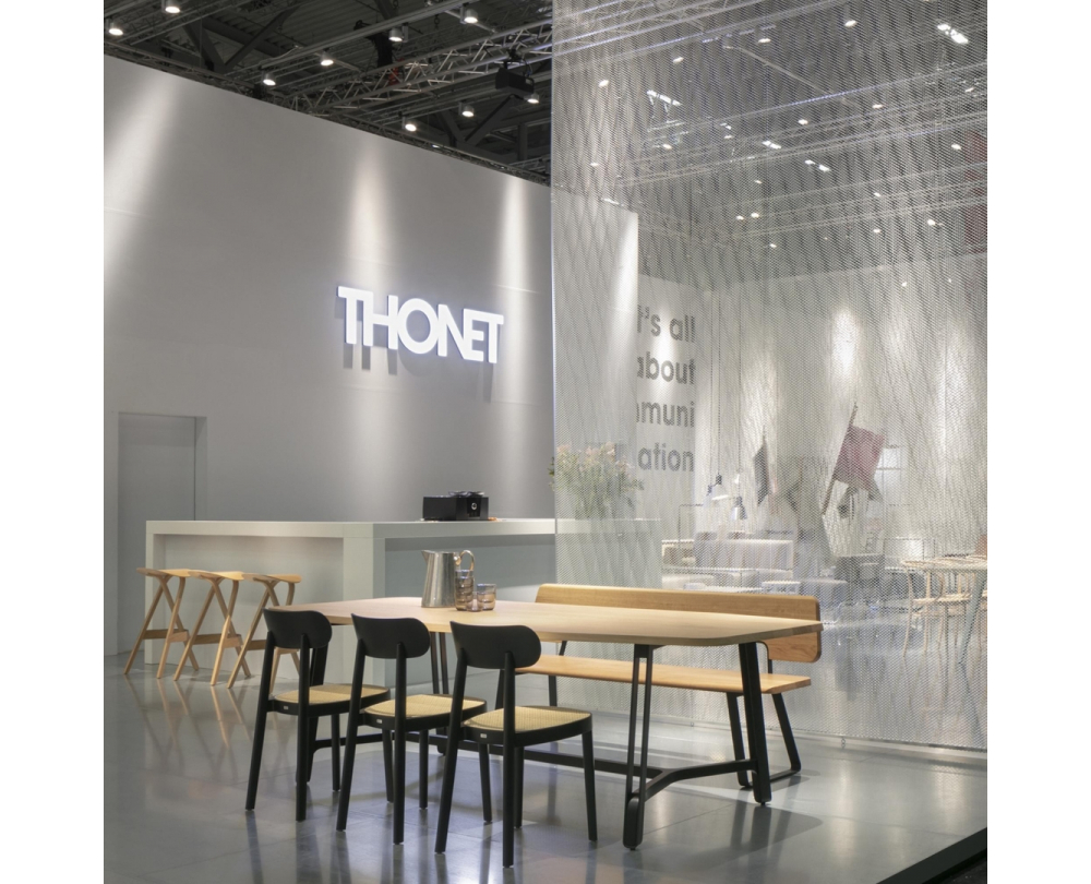 Thonet 118 stoel met vlechtwerk - 3
