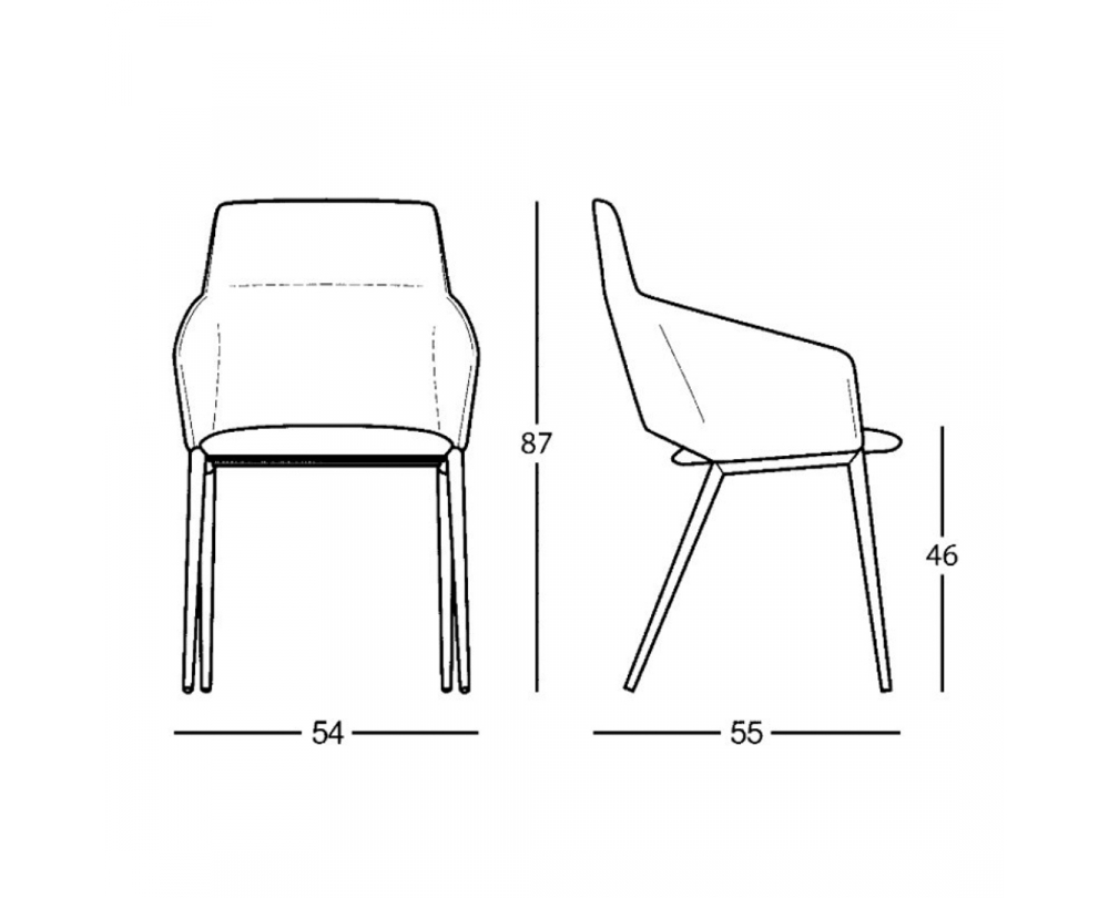 Zanotta Tusa 2261/A armleunstoel hoge rug - 4