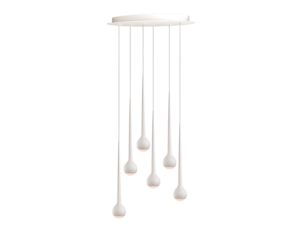 GRAU Falling Sun Chandelier Six hanglamp - 2