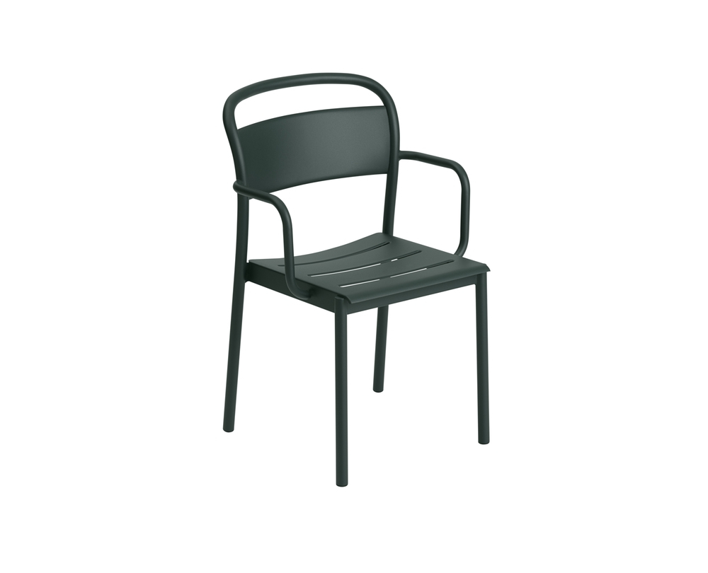Muuto Linear Steel stoel (met armleuningen) - 2