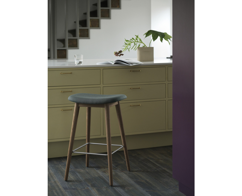 Muuto Fiber Wood barkruk (65 cm) - 2