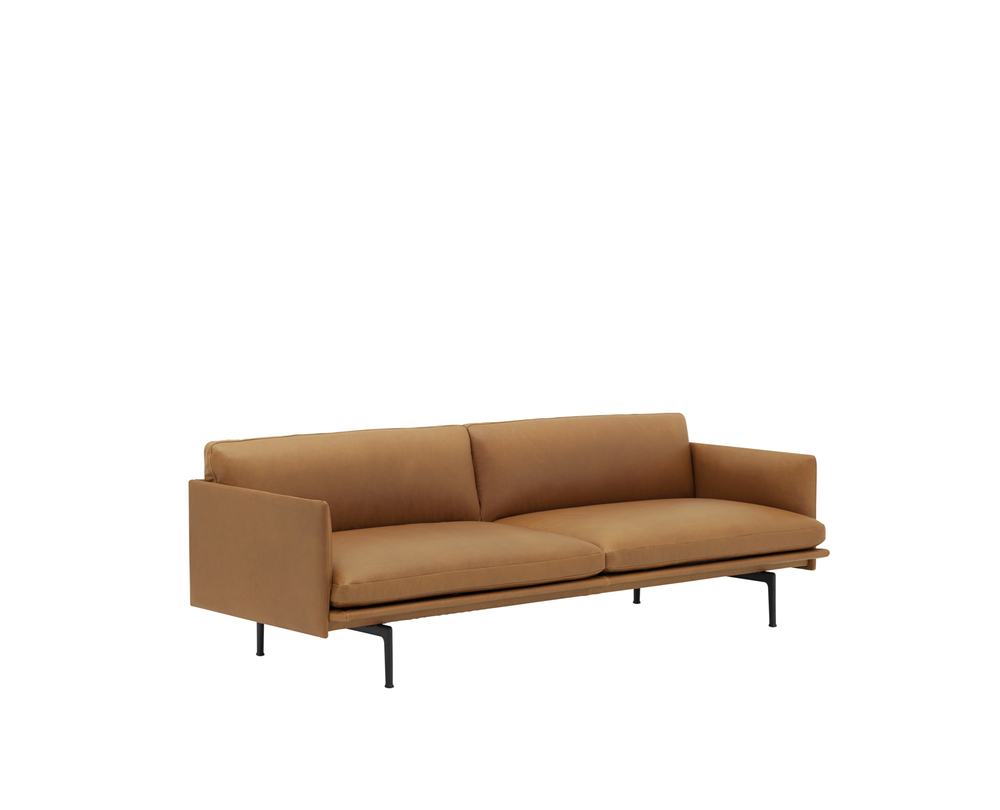 Muuto Outline zitbank (3-zits) - 2