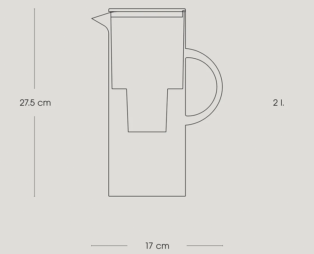 Stelton EM karaf met filter (2L) - 13