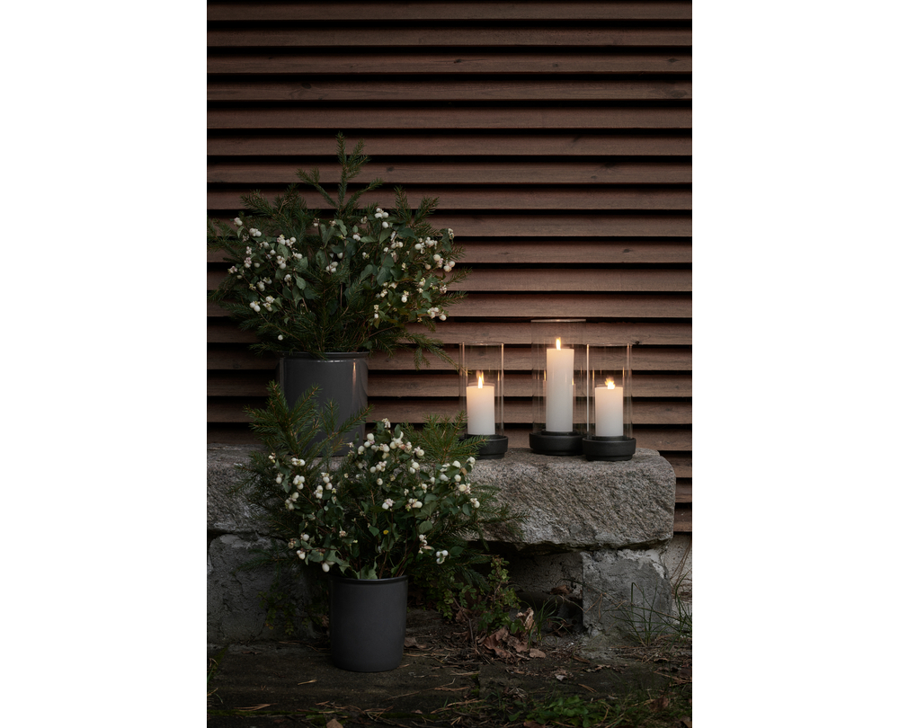 Stelton Hurricane windlicht (groot) / zwart - 6