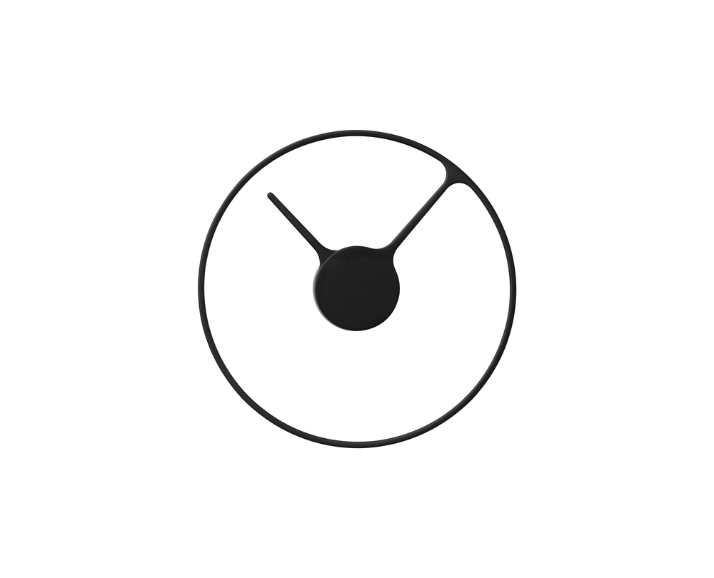 Stelton Time wandklok zwart - 1