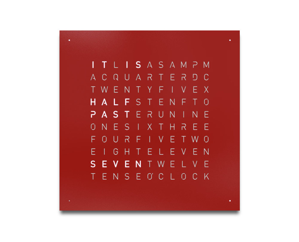 Qlocktwo Earth 180 klokken (180 cm) - 7