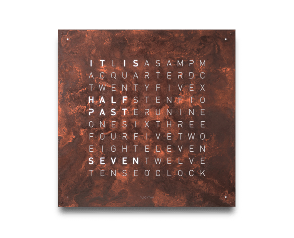 Qlocktwo Earth 180 klokken (180 cm) - 5