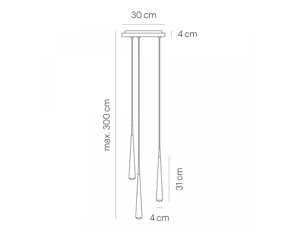 GRAU Niceone Chandelier 3 hanglamp - 9