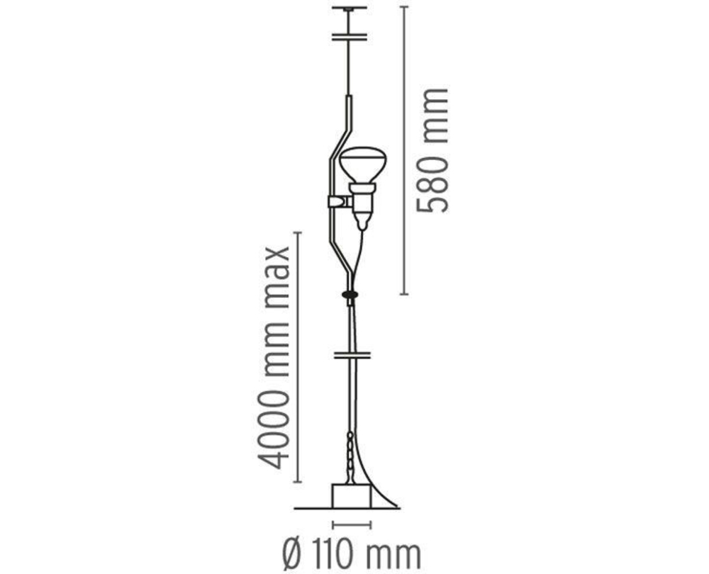 Flos Parentesi D hanglamp met dimmer - 5