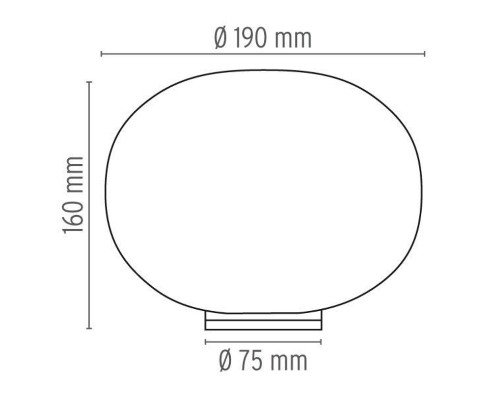 Flos Glo-Ball Basic Zero tafellamp - 3
