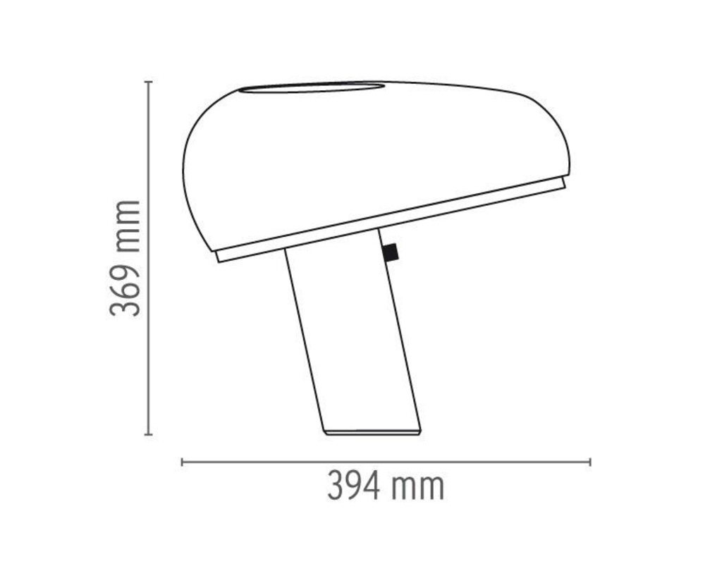 Flos Snoopy tafellamp zwart - 9