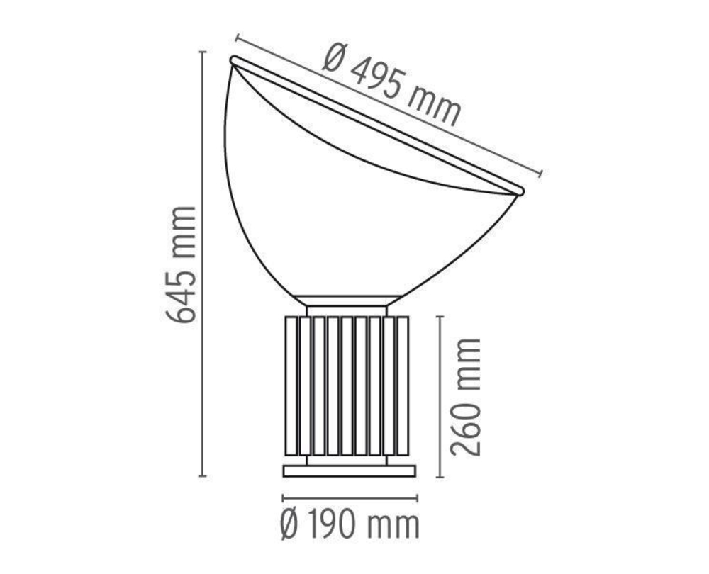 Flos Taccia tafellamp Methacrylate LED - 3