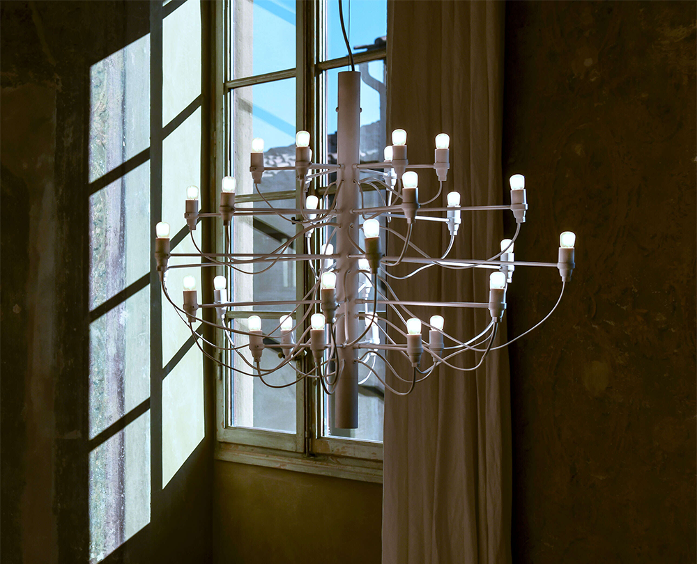 Flos 2097-30 kroonluchter frosted - 6