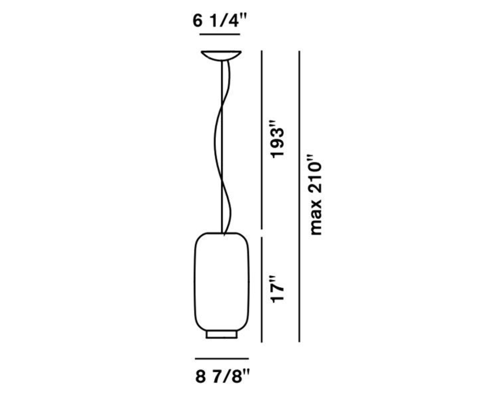 Foscarini Chouchin 2 hanglamp groen - 2
