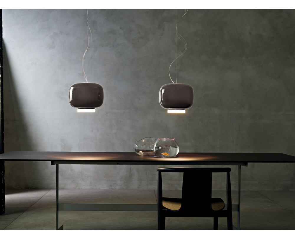 Foscarini Chouchin 3 hanglamp LED niet dimbaar grijs - 2