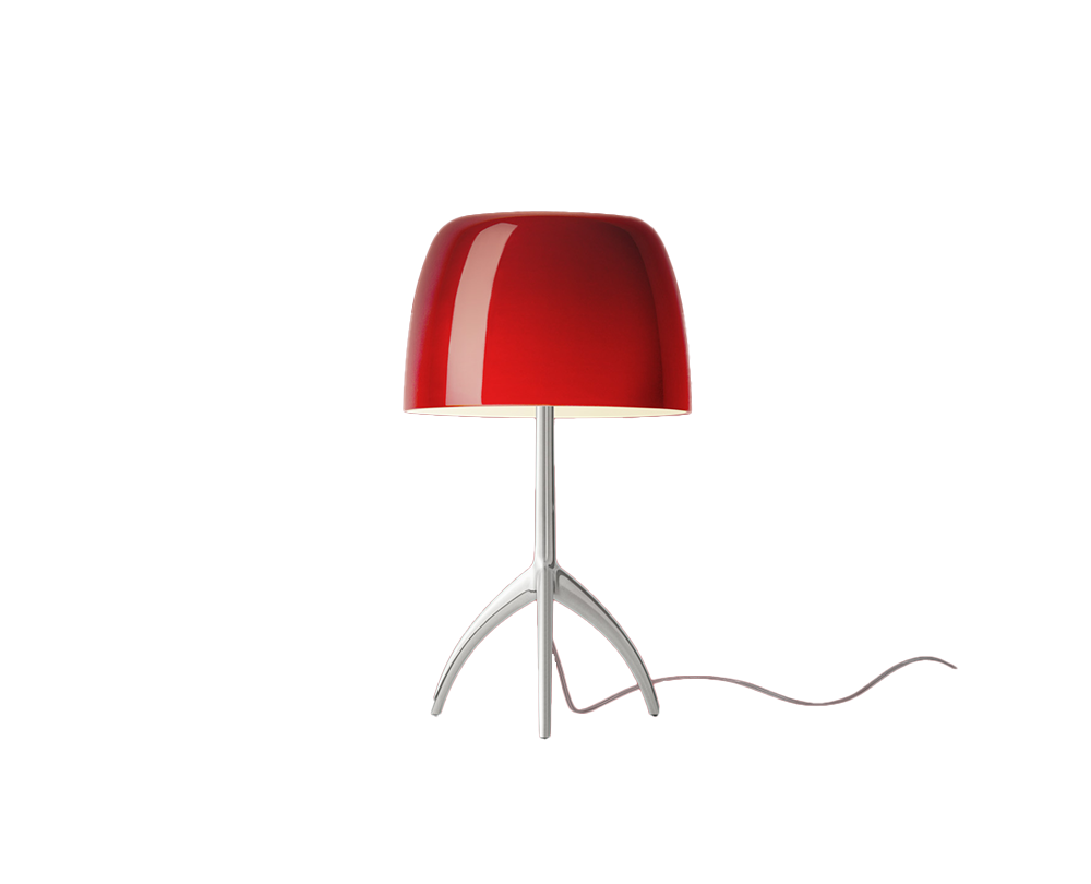 Foscarini Lumiere Piccola tafellamp met dimmer en aluminium onderstel - 1