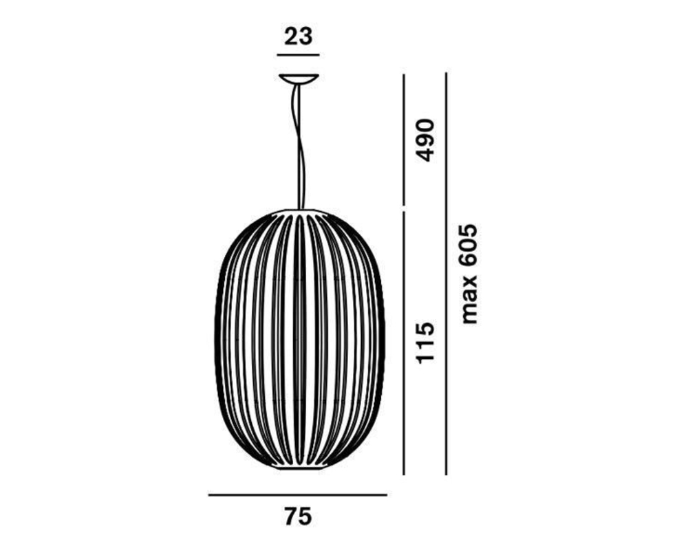 Foscarini Plass grande hanglamp - 2