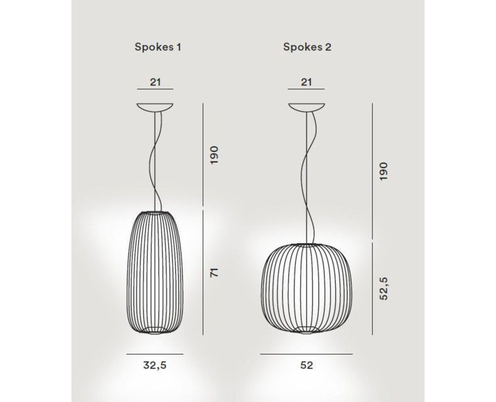 Foscarini Spokes 2 hanglamp LED ON-/ OFF - 5