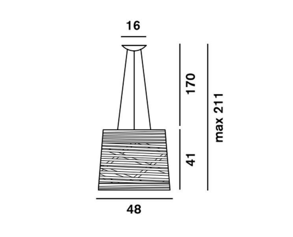 Foscarini Tress Grande hanglamp LED - 3