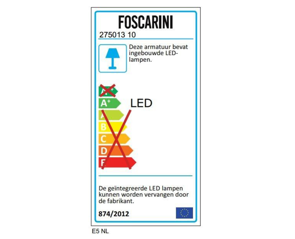 Foscarini Twice as Twiggy booglamp LED - 4