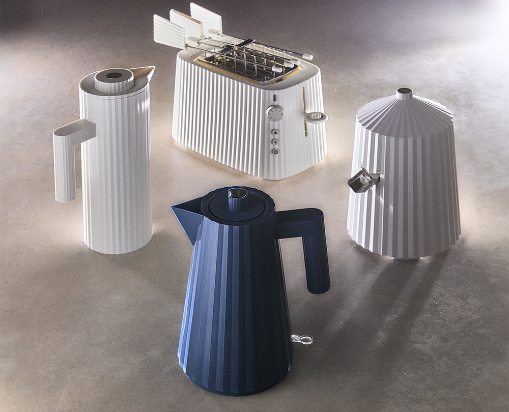 Alessi Plissé elektrische waterkoker - 8