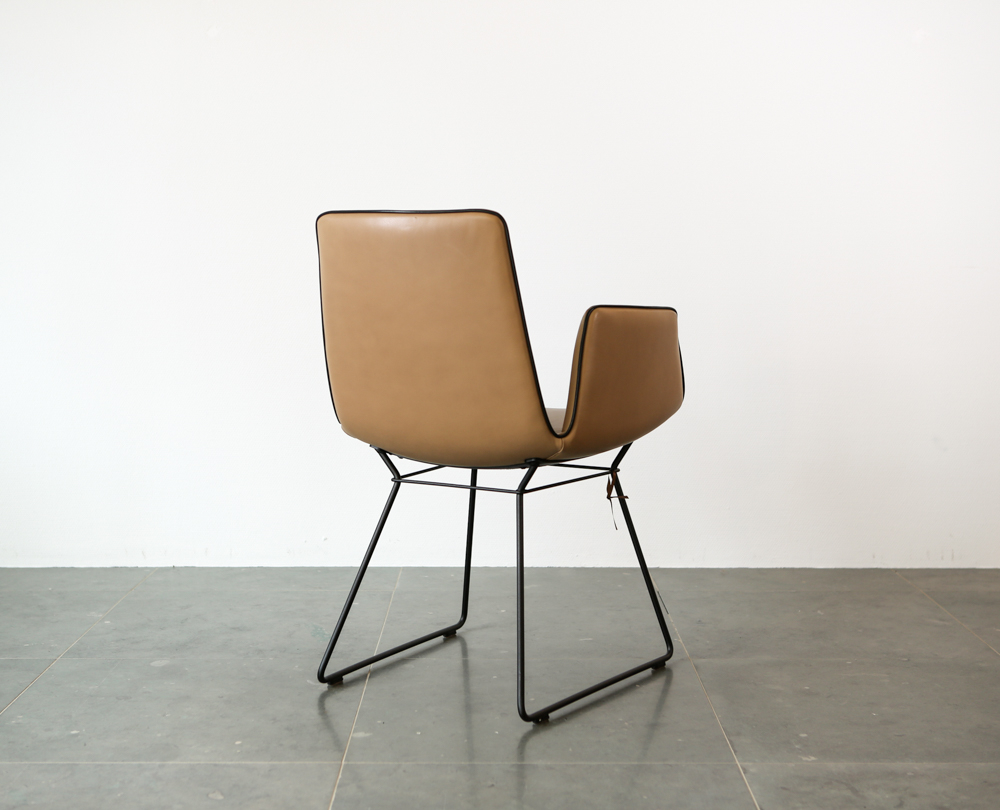 Freifrau Amelie armchair high met draadonderstel 1.1 - 4
