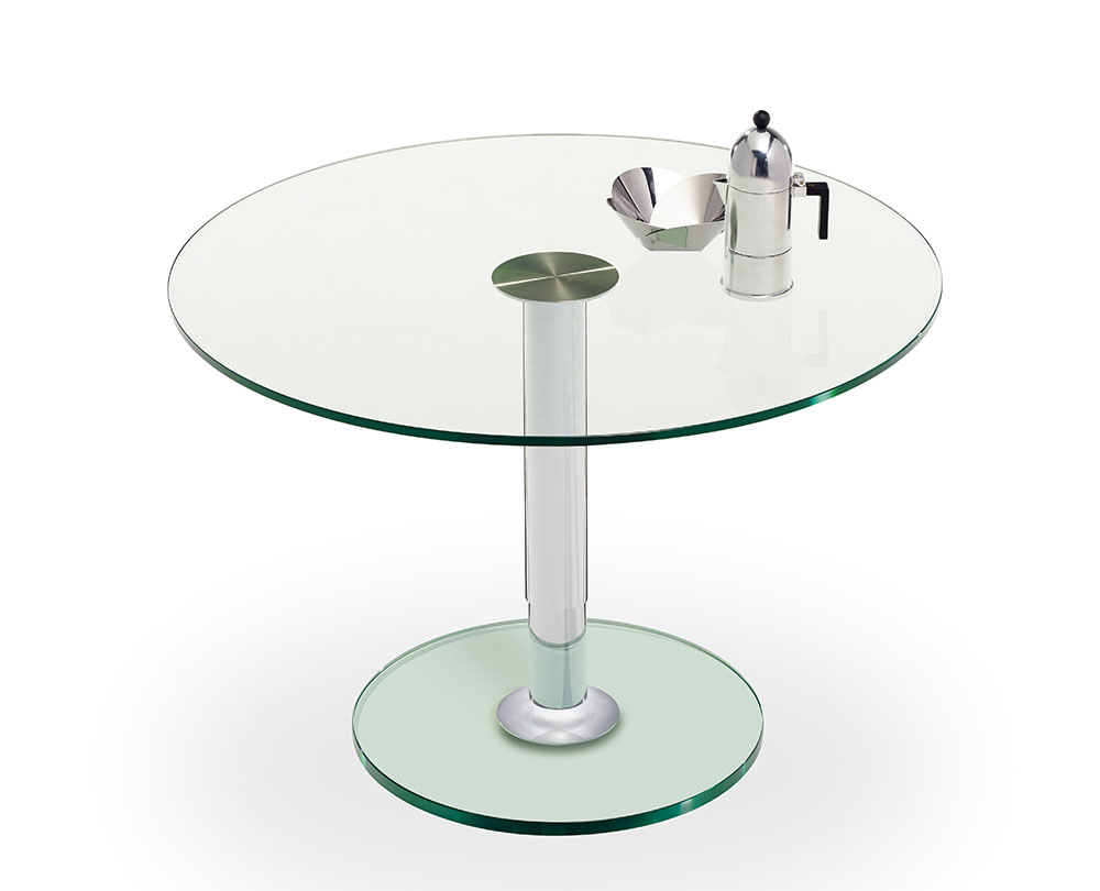 Draenert 1010-E LIFT-IV ronde tafel glas - 3