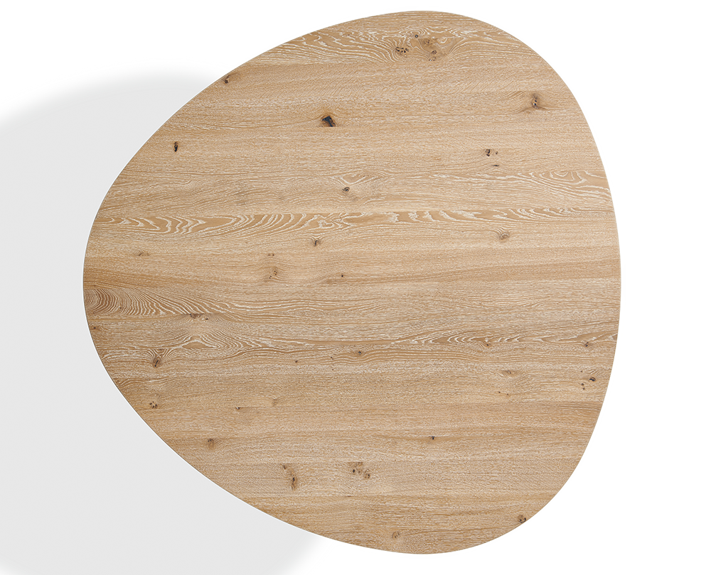 Draenert 1540 Trilope tafel in massief eiken naturel - 2