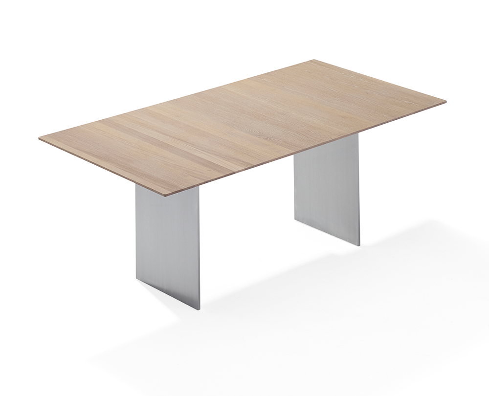 Draenert 1280 Atlas 2 tafel in massief eiken naturel - 1