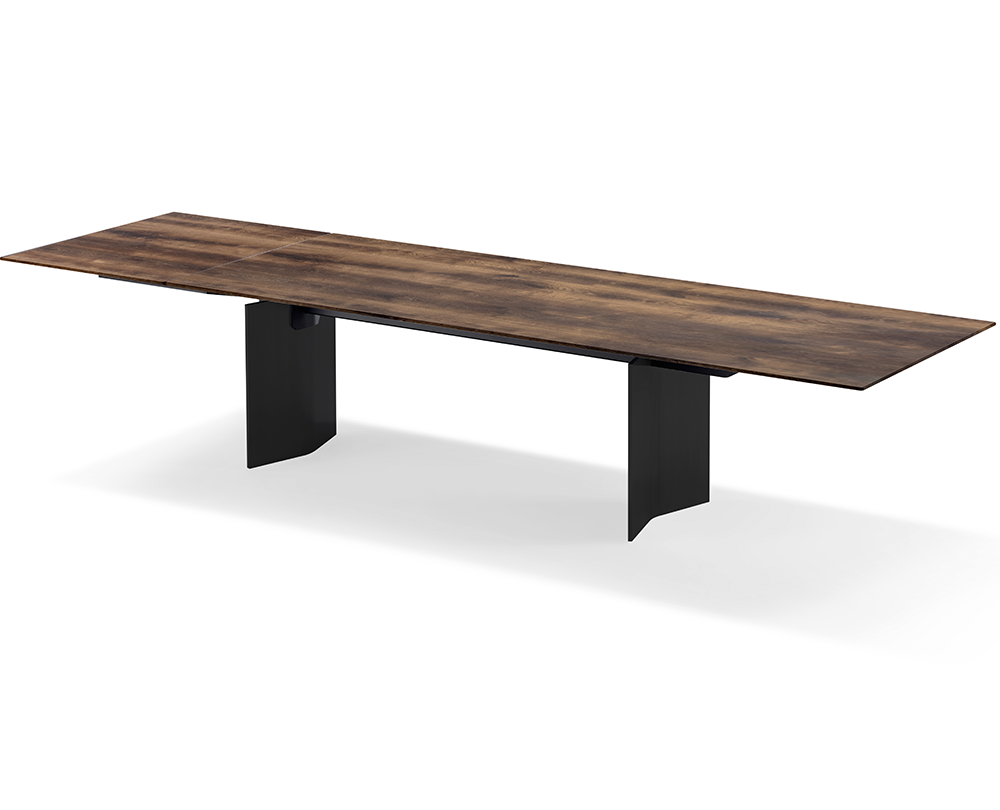 Draenert 1280 Atlas 2 tafel in koperbruin eikenhout - 1