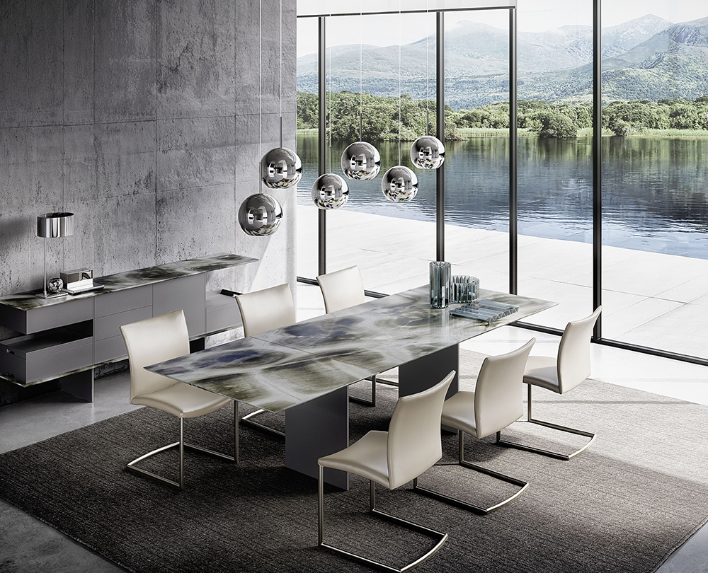 Draenert 1280 Atlas 2 tafel in natuursteen Turtle - 1