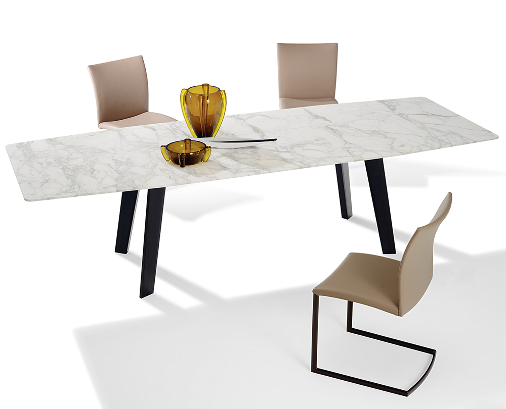 Draenert 1460 Fontana tafel uitschuifbaar in Calacatta gold - 2