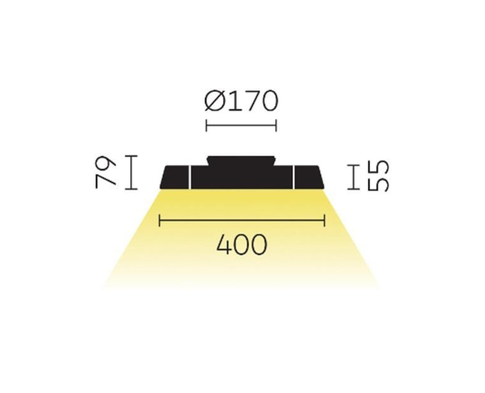 Belux Koi-Q LED - Plafondlamp - 4