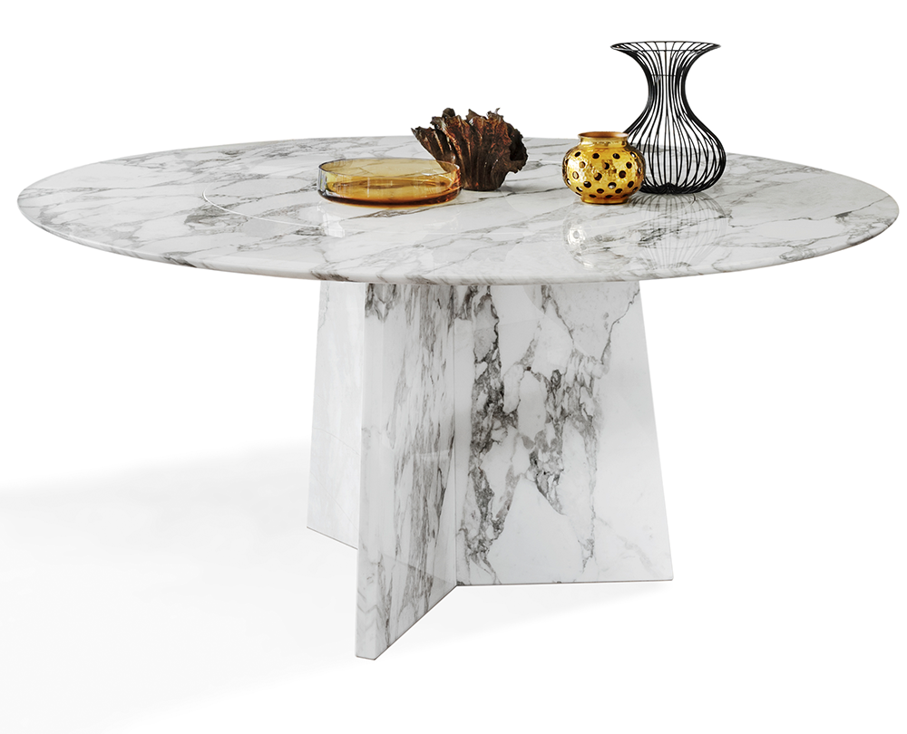 Draenert 1515-II Tadao tafel in natuursteen Calacatta gold - 1