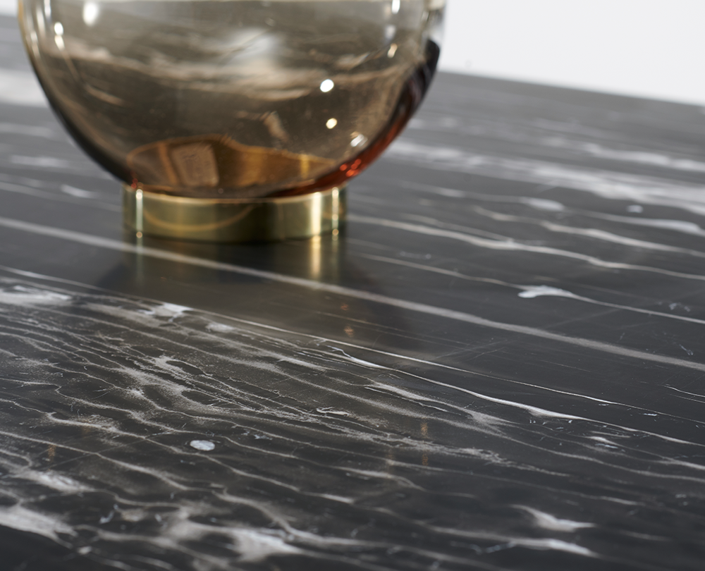 Draenert 1541 Lope tafel in natuursteen Nero Marquina - 4