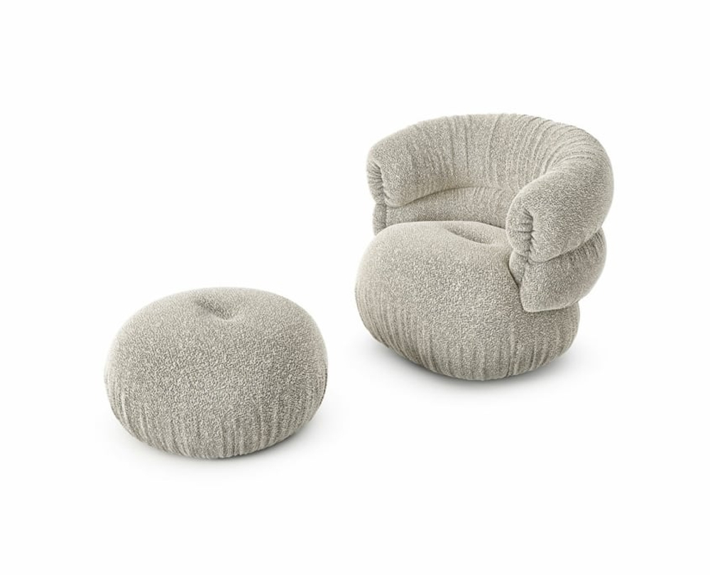 Bretz Balaao A104 Salt and pepper fauteuil - 1