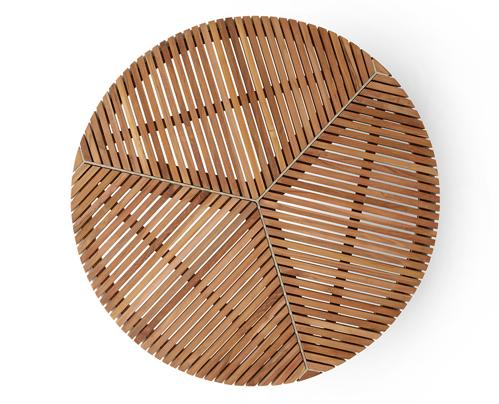 Vipp 716 Open-Air Teak Coffee salontafel Ø90 - 3