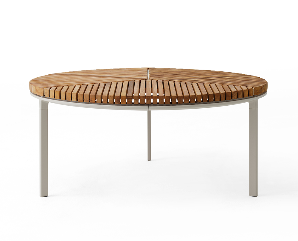 Vipp 716 Open-Air Teak Coffee salontafel Ø90 - 2