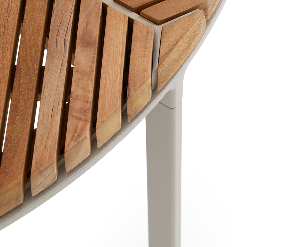 Vipp 716 Open-Air Teak Coffee salontafel Ø90 - 4