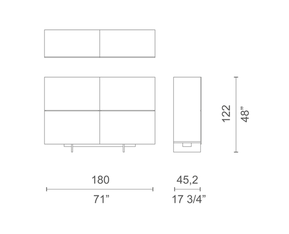 Cappellini Uni Dressoirkast - UN_7Q - 3