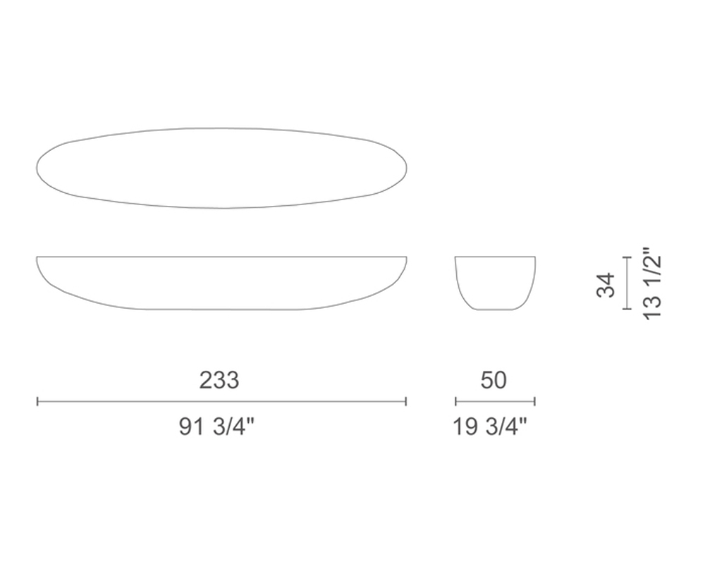 Cappellini Patchwork Oval Hemisphere (POH) Salontafel - POH - 10