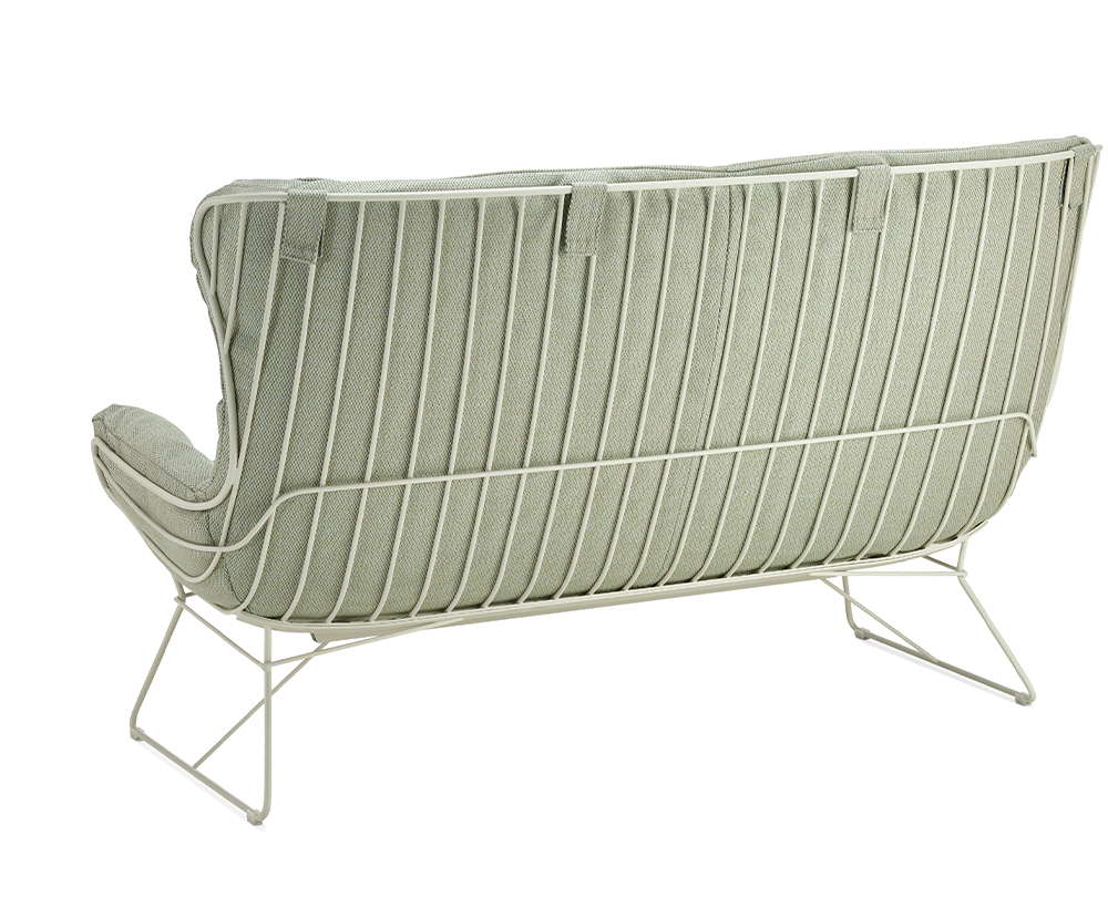 Freifrau Leyasol Buiten Wingback Bank 2-zits - 2